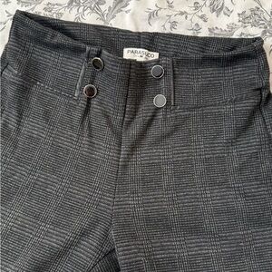 Parasuco Charcoal Checkered Trousers
